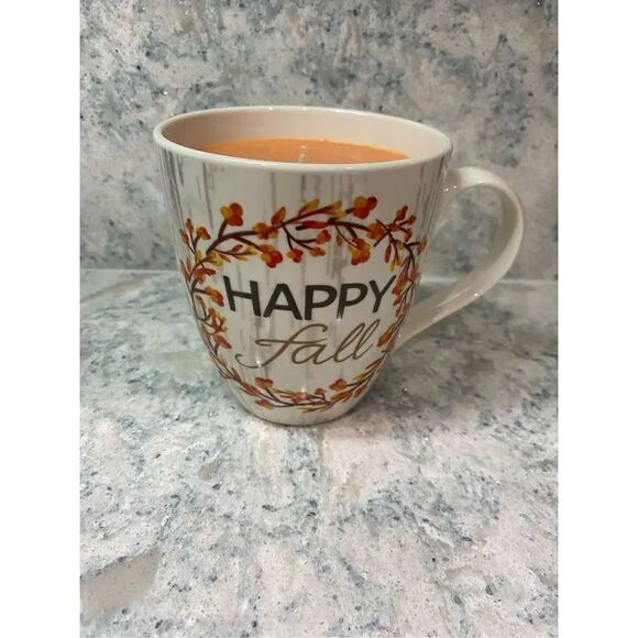 Happy Fall Candle Mug - Picture 2 of 7